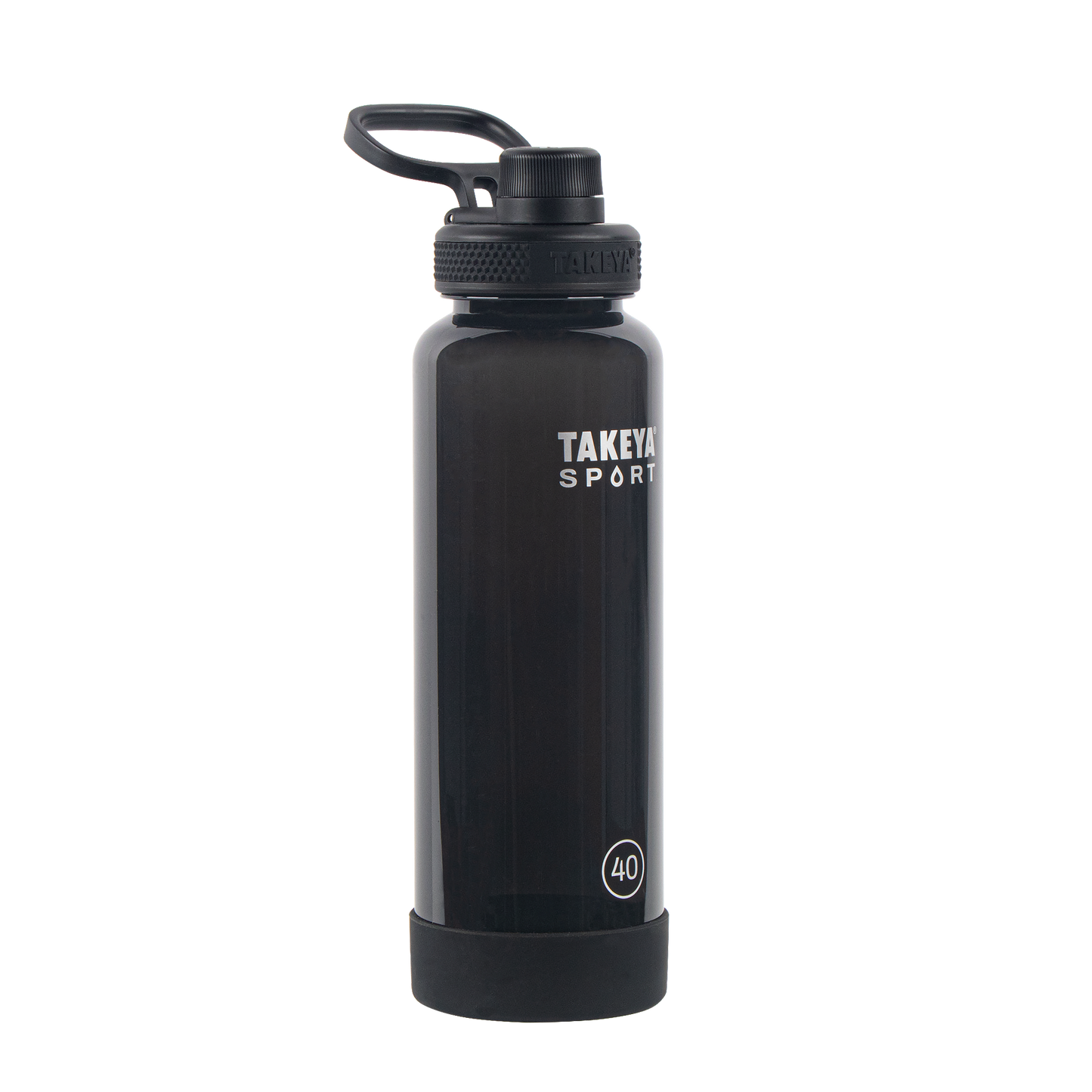 tritan-sport-water-bottle-with-spout-lid-r6 52023-TKS-Tritan-Spout-40-GrandSlamBlack-frontangle.png