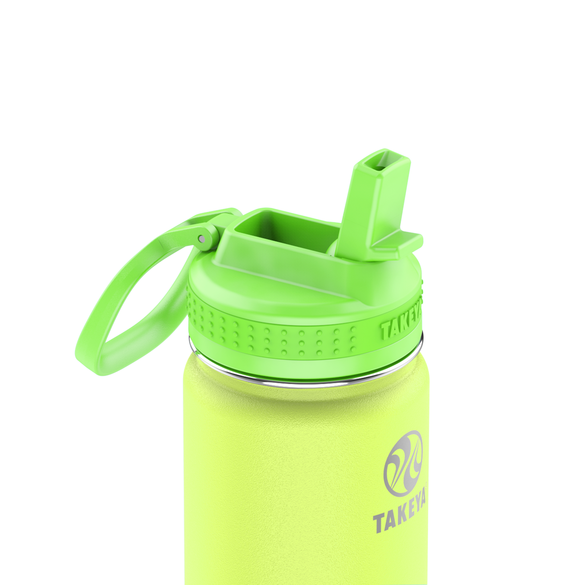 actives-kids-glow-in-the-dark-water-bottle-with-straw-lid-h2 51075-Actives-Kids-Straw-18-GID-LightningGreen-closeup.png