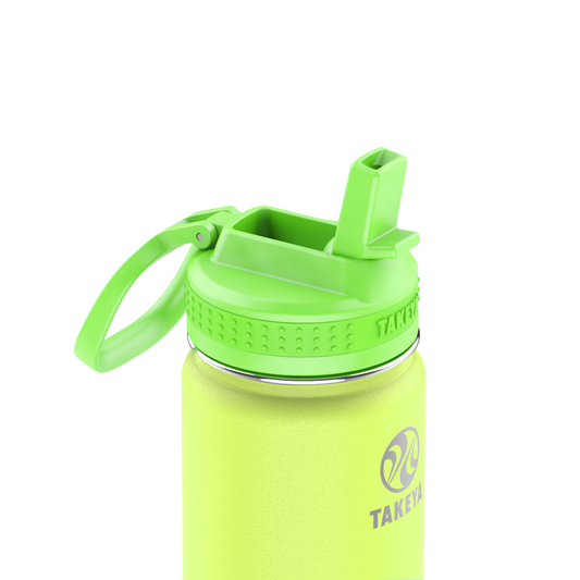 actives-kids-glow-in-the-dark-water-bottle-with-straw-lid-h2 51075-Actives-Kids-Straw-18-GID-LightningGreen-closeup.png
