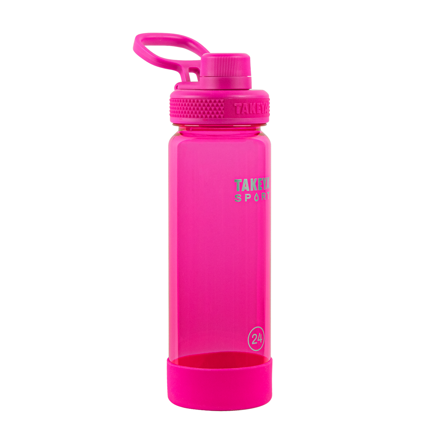 tritan-sport-water-bottle-with-spout-lid-r6 51671-TKS-Tritan-Spout-24-PinkSweep-frontangle.png