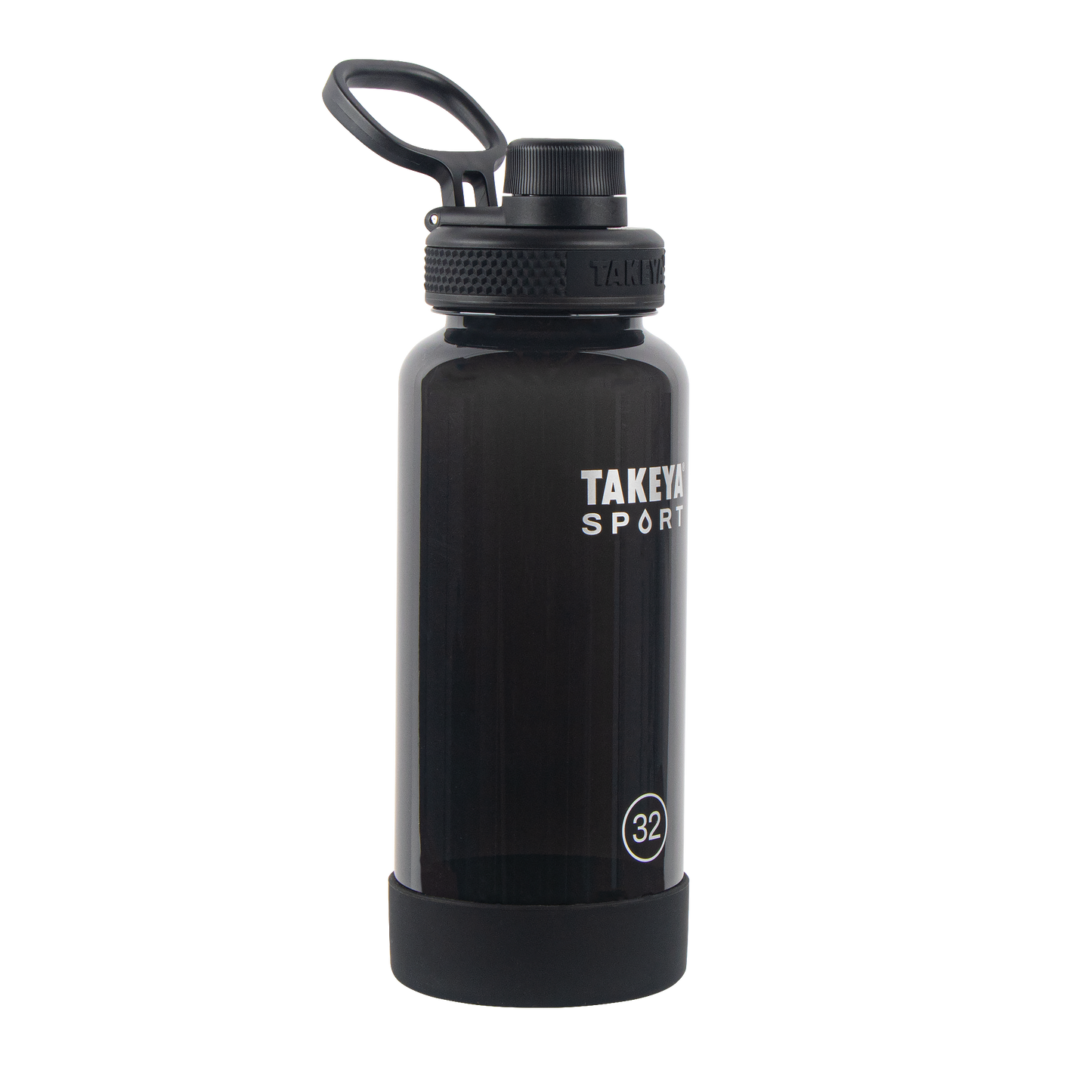 tritan-sport-water-bottle-with-spout-lid-r6 51829-TKS-Tritan-Spout-32-GrandSlamBlack-frontangle.png