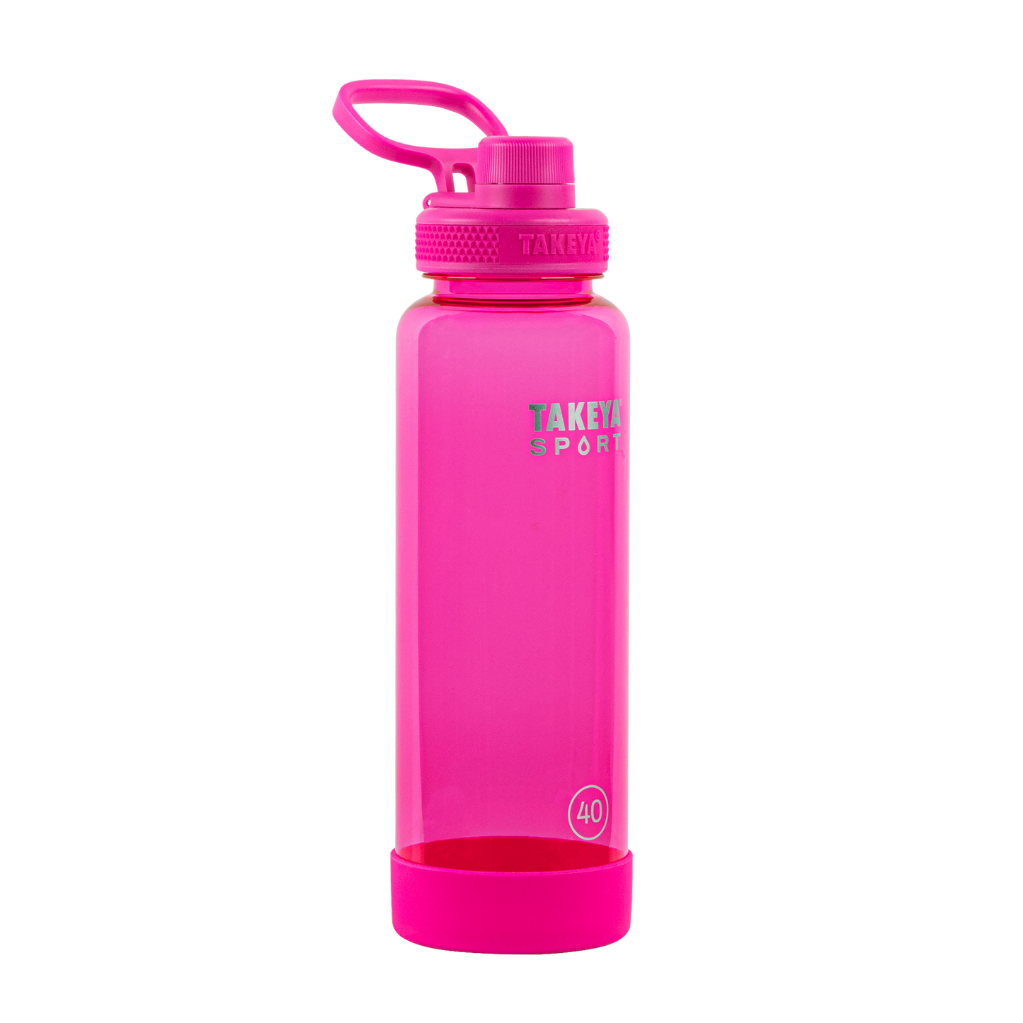 tritan-sport-water-bottle-with-spout-lid-r6 52030-TKS-Tritan-Spout-40-PinkSweep-frontangle.png