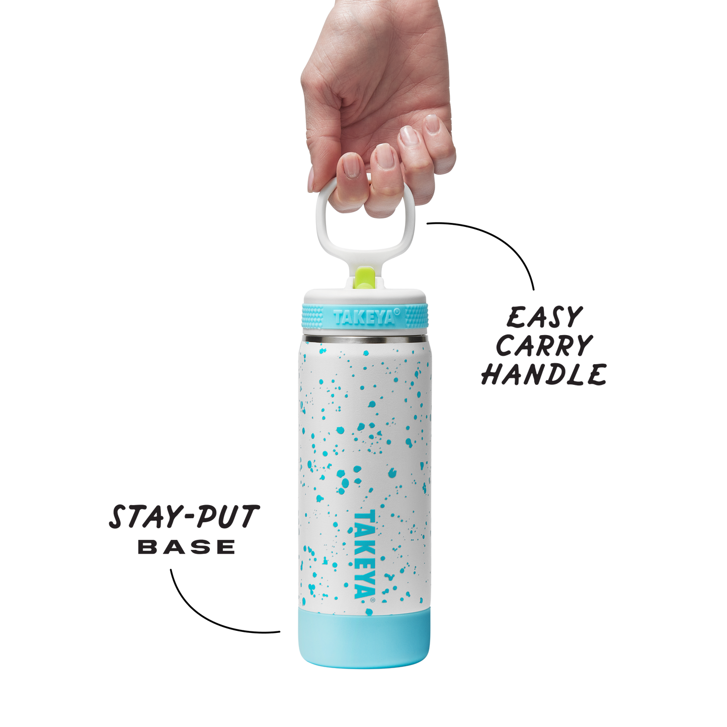 glow-in-the-dark-sport-kids-water-bottle-confetti-with-straw-lid-c4 TKS_SP25_CoreKidsGIDConfetti_StwBtl_CloudGlow_18oz_51368_v3_sRGB-Callout.png